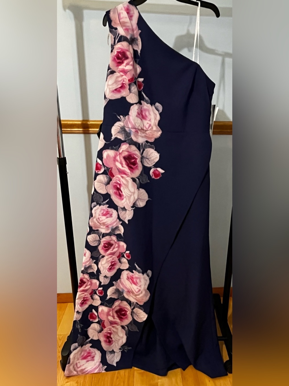 Kay Unger “Carissa” One-Shoulder Gown, size 16, NWT